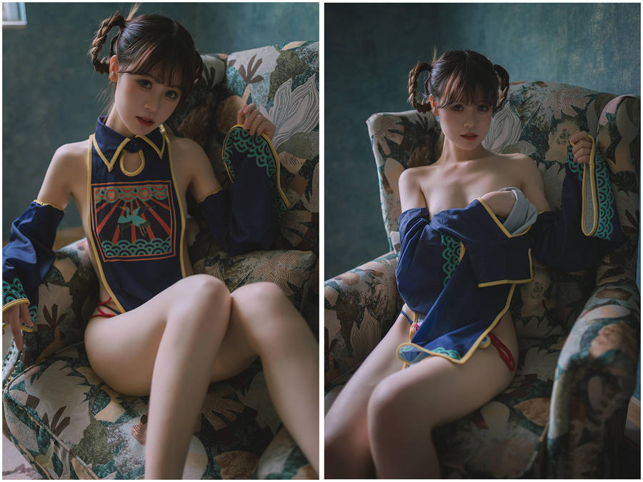 星黛鹿鹿i(千反田鹿子)COS写真套图合集[更新至12期]